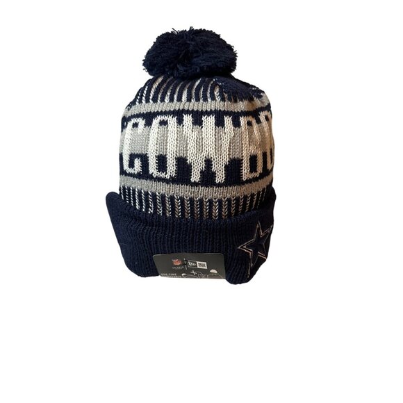 NFL Dallas Cowboys Winter Knit New Era Cap New With Tag Fleece Lined NWT - Picture 3 of 6